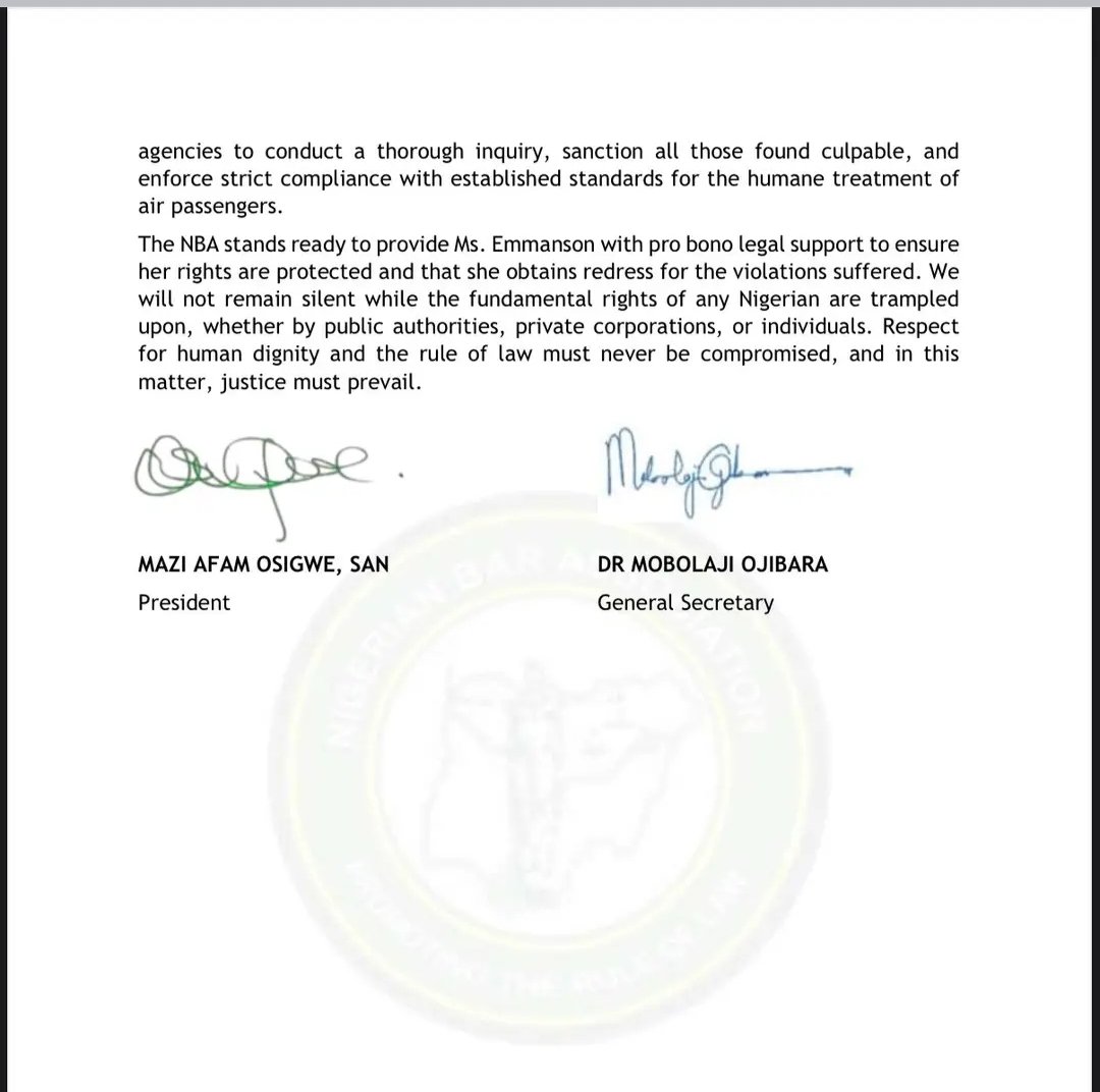 Well done, Afam!