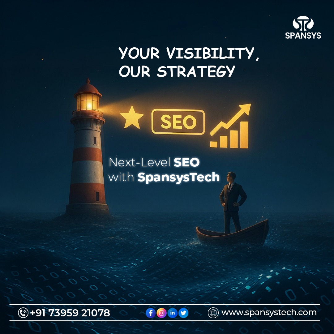 spansys_tech's tweet photo. Your Visibilty , Our Strategy - Next Level Seo with Spanys 
Call - 91 7395921078   
Mail : info@spansystech.com   
Website: https://t.co/epxzzq5X5H #whatsappmarketing #seocompany #appdevelopment #softwaredevelopment #websitedesign #mobileappdevelopment #digitalmarketing https://t.co/NvA3czxnhI
