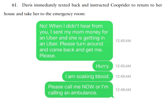 guy puts misoprostol in her drink and then leaves her bleeding, stops responding to texts/calls