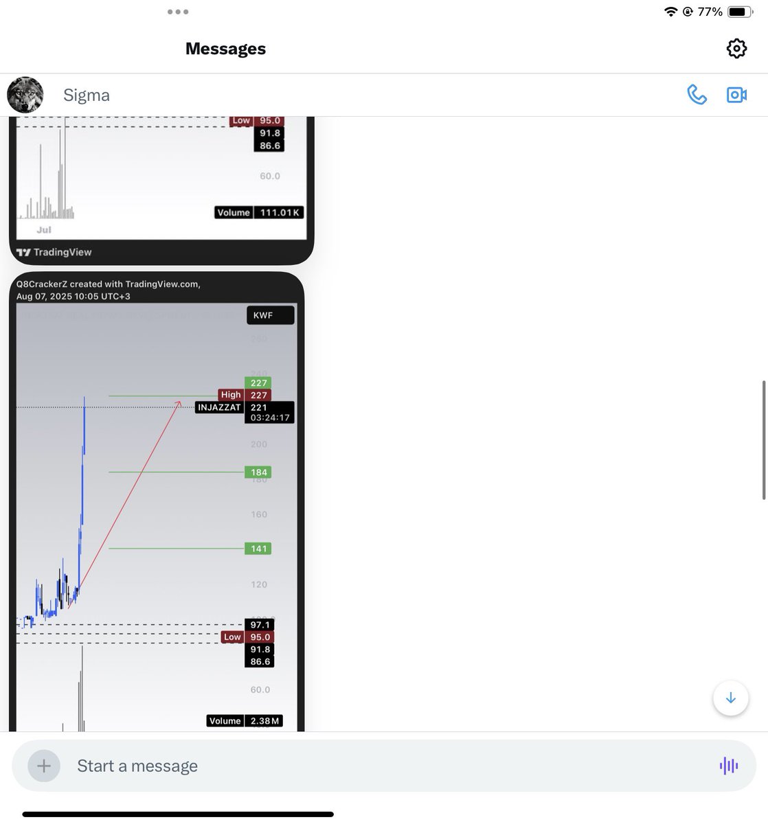 Whale trader tweet media