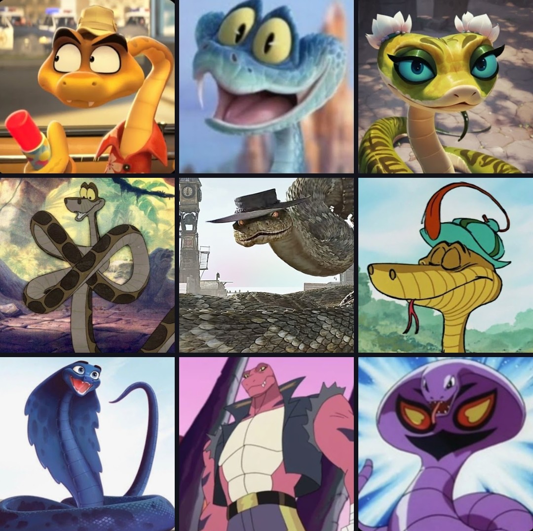 KoronellukinhaC's tweet photo. #TheBadGuys2 #Zootopia2 #Disney #anipoke #Animations Snake family, which is your favorite. https://t.co/wdBLzTGGux
