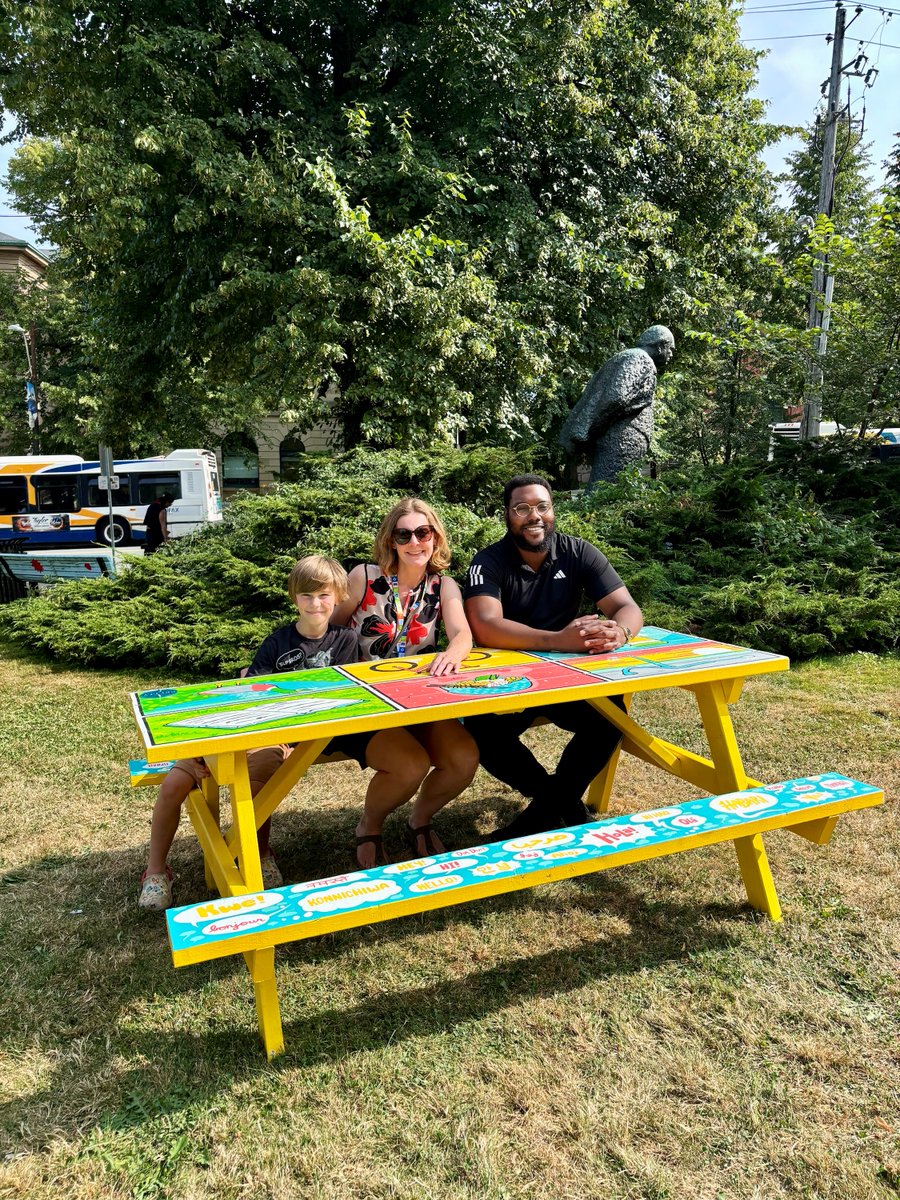 Out exploring Downtown Halifax? Be sure to look for the new public art installed as part of Gritty to Pretty's 10 Year Anniversary. Like this colourful picnic table at Grafton Park, painted by Shannon Long and funded by District 7 Councillor, Laura White. downtownhalifax.ca/grittytopretty
