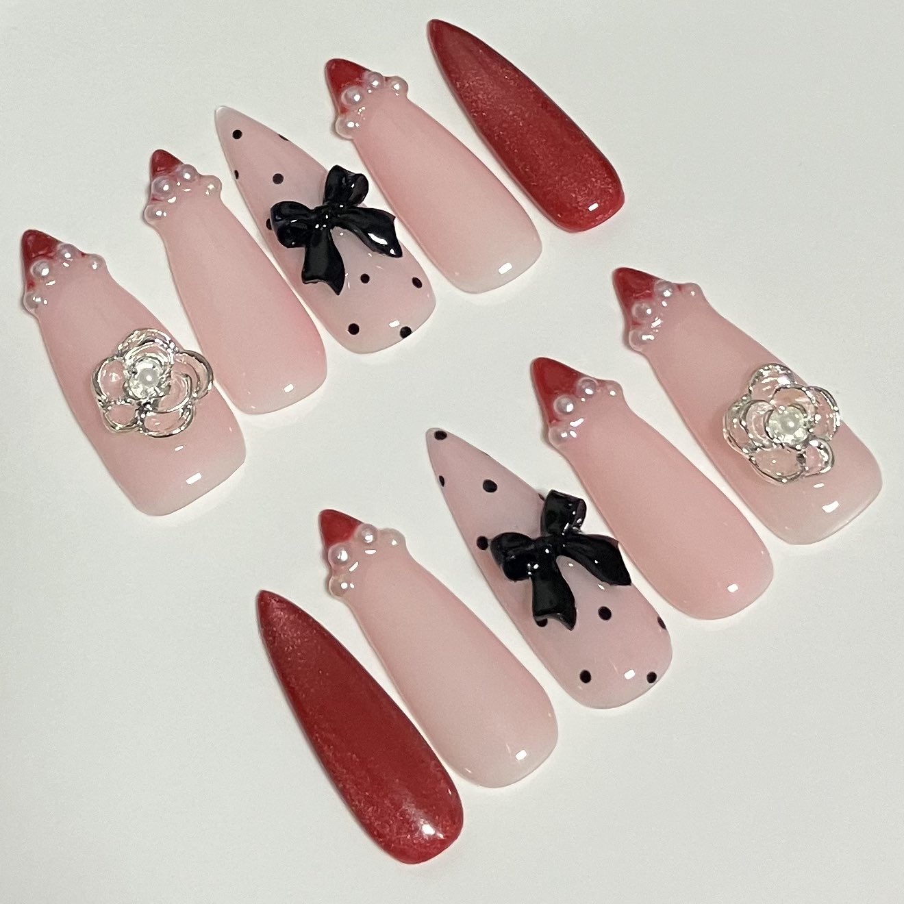 【完成品】ネイルチップ ちちち💖ネイルチップ🌧 | PINK💖バージョンAPE⚡️💖 ______