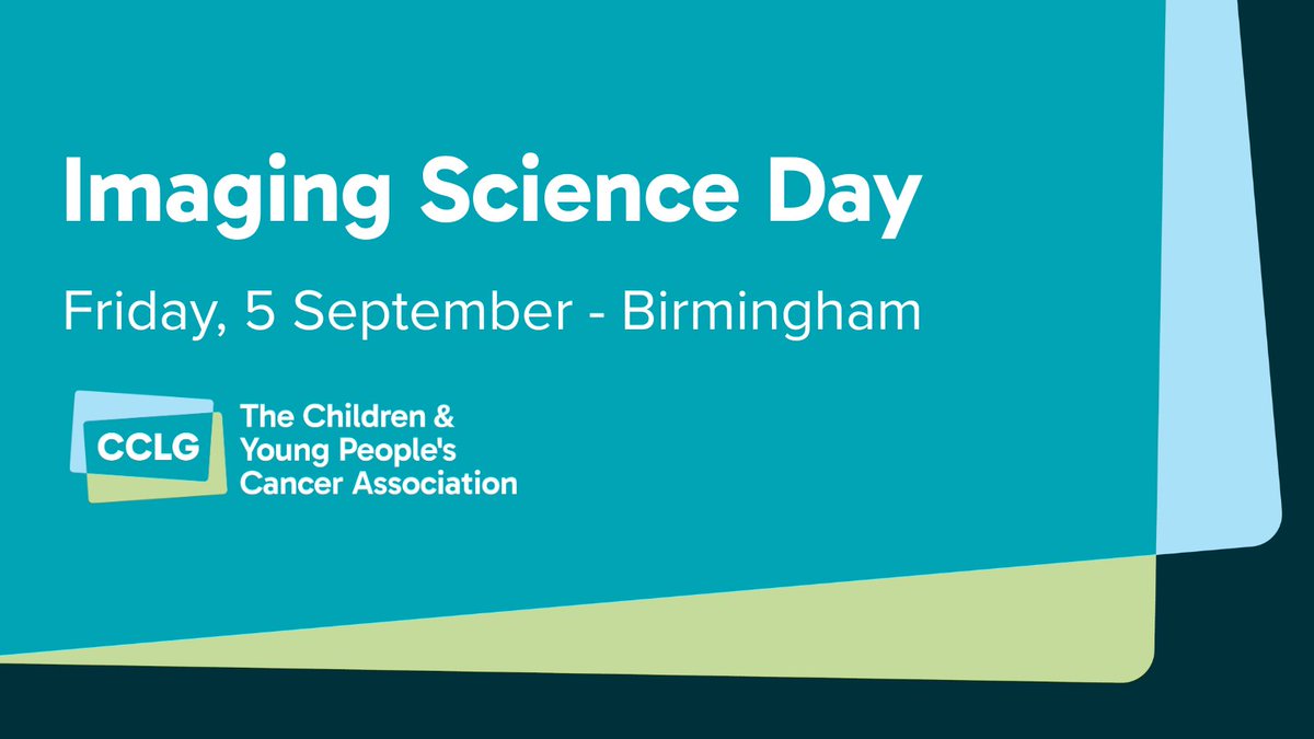 cclguk's tweet photo. Interested in #ImagingScience in #PaediatricOncology? 🔍👨‍🔬

Join CCLG’s first-ever Imaging Science Day in person on Friday, 5 September. Discover exciting new developments and research from expert speakers.

More info and register at https://t.co/KJGN6omGIm https://t.co/4eetPFuoMF