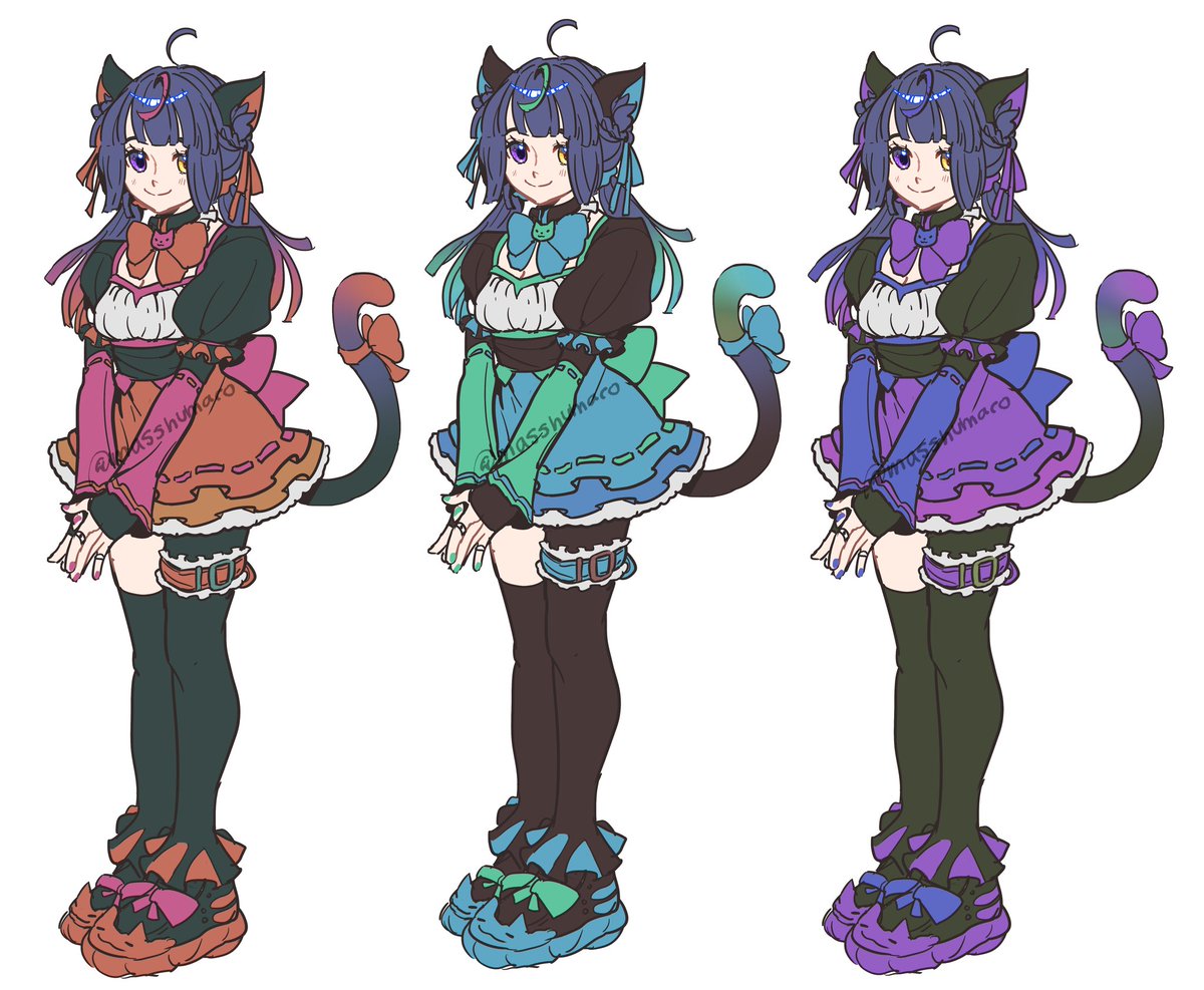 masshumaro's tweet photo. Black cat Juno concept!!! Wich color is better? 🎀
#Overwatch2 https://t.co/nWft0Kk5DN
