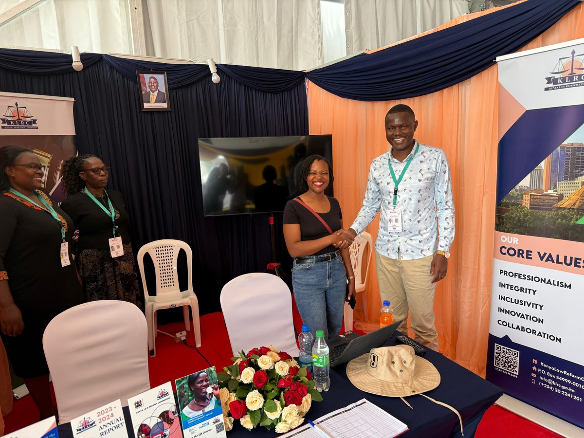 klrcKE's tweet image. @NGECKenya CEO Dr. Purity Ngina visited our booth at the Devolution Conference in @HomaBayCountyKE. She was received by Mr. James Nombi, our Principal Legal Law Reform Counsel.
#devolutionconference2025
#ProgressiveLawReform