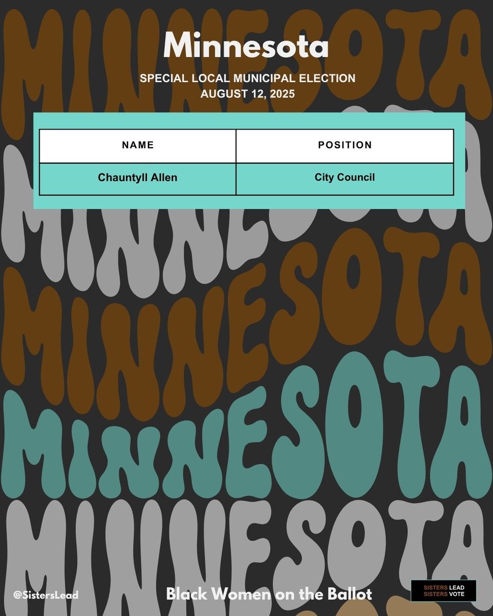 Sisters Lead Sisters Vote tweet media