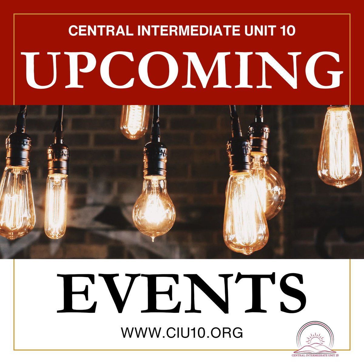 Get Ready to Learn All Year Long! CIU 10’s 2025–2026 Professional Learning Lineup is Here! Where to find it? Scan the QR code on any of our evergreen posters across the CIU10 region OR Visit bit.ly/CIU10Events 

Let’s keep growing—together.