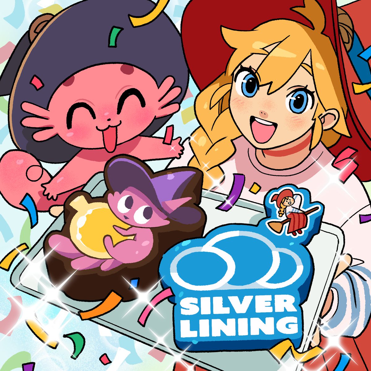 silverliningint's tweet photo. We've been cooking, or rather - baking!  🥐
Silver Lining is partnering with @SunnyLabGames to bring you The Witch's Bakery in 2026. Lunne & Orio have delighted us for years, we're so excited to be a part of their journey!  ✨❤️

Wishlist & follow The Witch's Bakery to keep up with announcements!