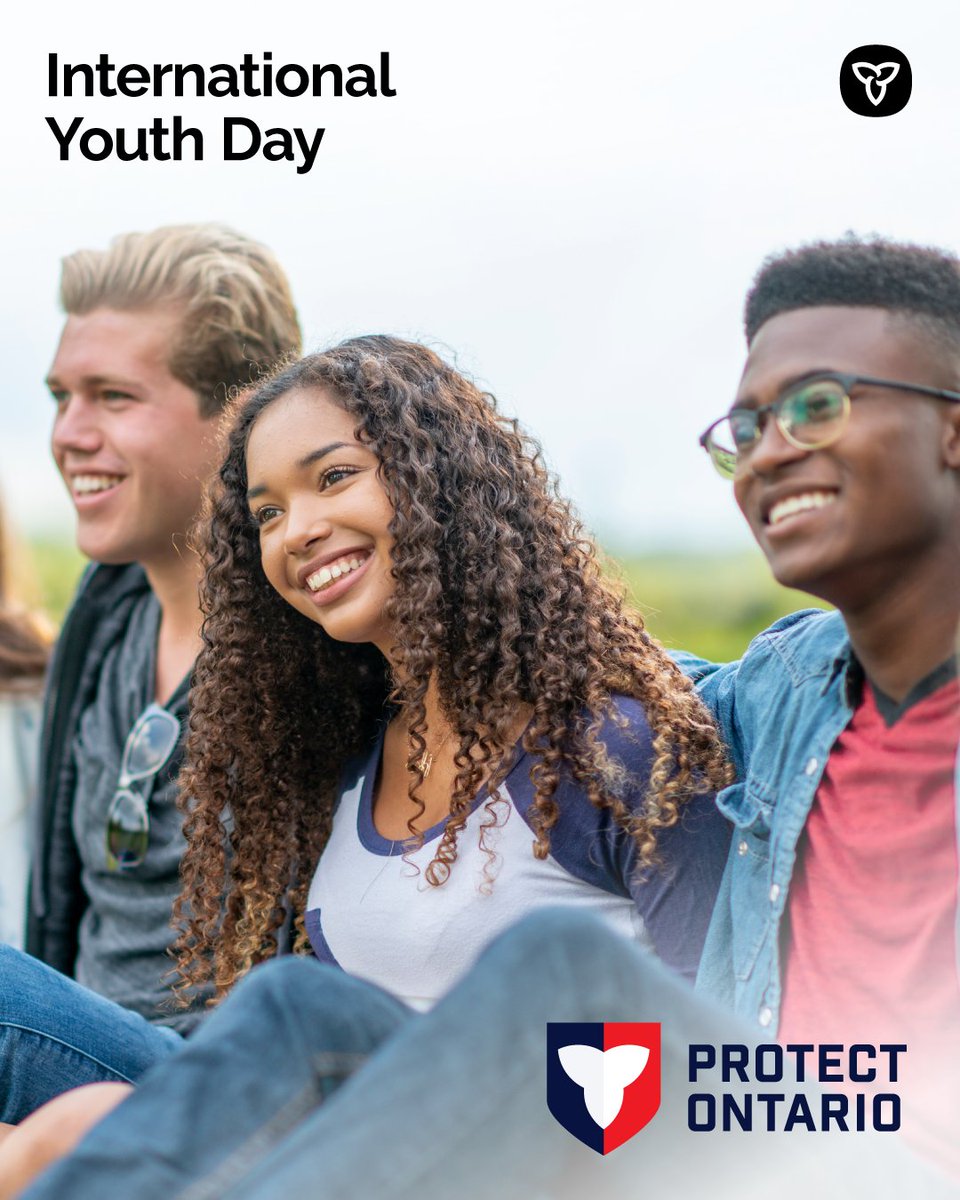Happy #InterntarionalYouthDay!

Learn about the programs, services and supports that can help Ontario youth achieve their goals and build their future: ontario.ca/youth

#IYD2025