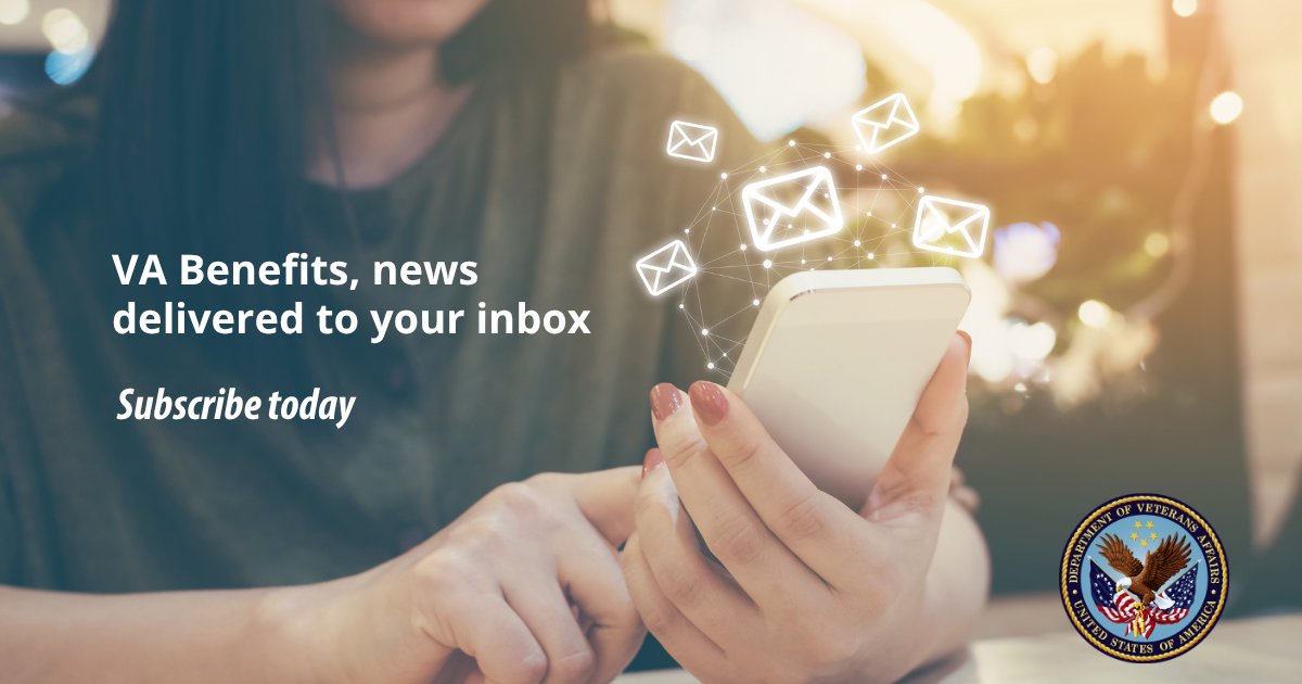 Don't miss out on important VA benefits news and outreach information! Stay informed on updated benefits, new programs, and national and local events. The newsletter comes out monthly. Subscribe today.

Sign up:  benefits.va.gov/benefits/subsc…