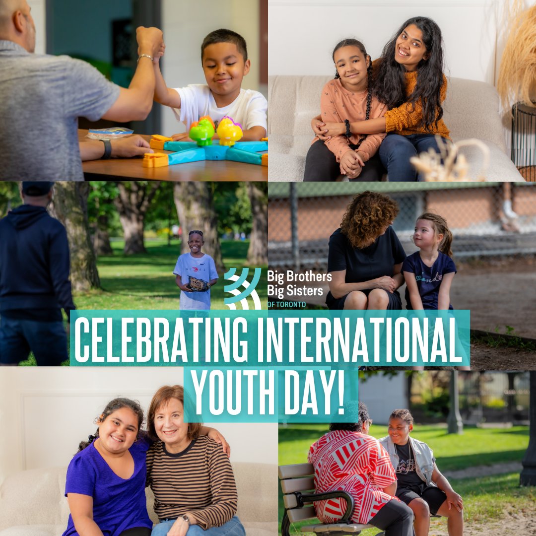 🌍 Today is #InternationalYouthDay!

Every young person deserves someone in their corner. With 400+ youth on our waitlist, you can help.

Become a mentor or donate today: BBBSToronto.com

#BBBST #MentorshipMatters