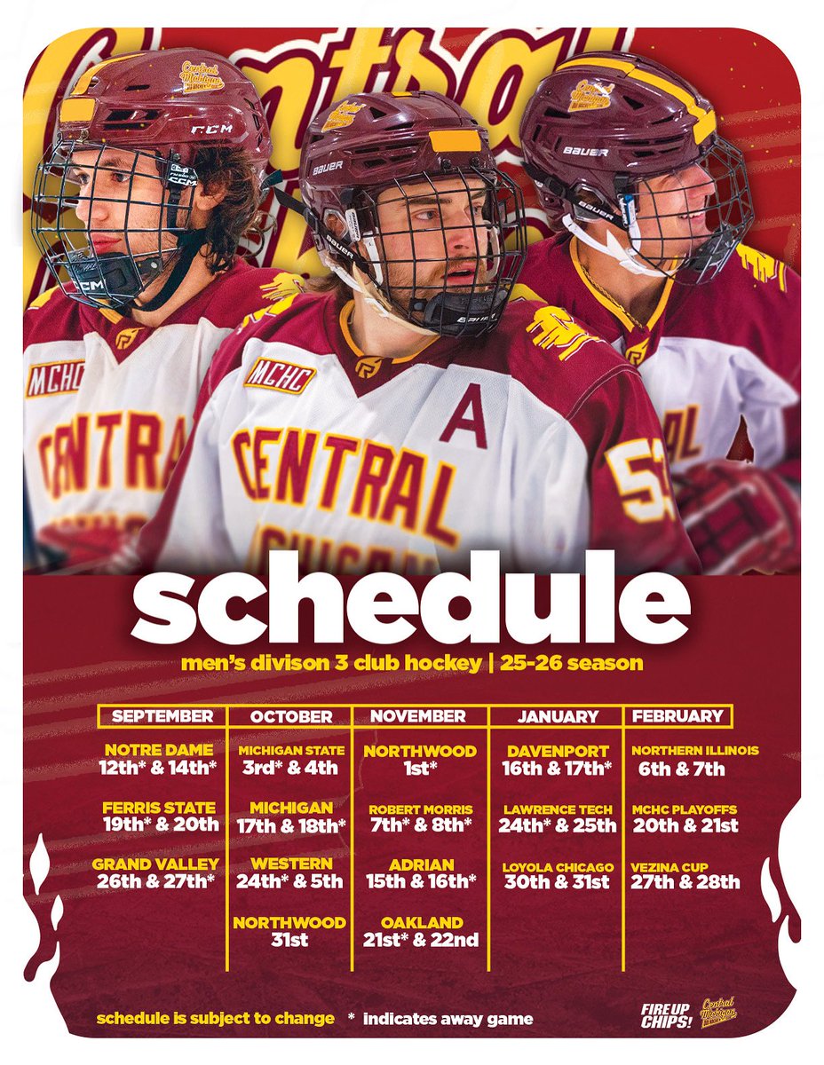 CMU DIII Hockey Club tweet media