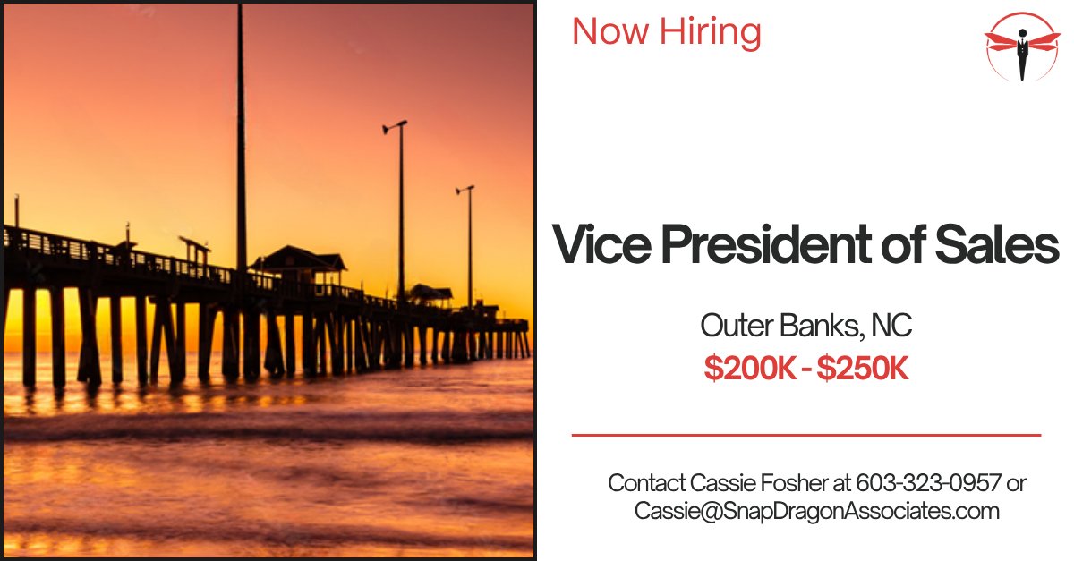 Now hiring: Vice President of Sales
Lead multi-region sales for a growing building materials supplier.
• High-impact leadership role
• Culture of growth &amp; success
• Shape sales strategy from day one

🔗ow.ly/hTqb50WEura

#vicepresident #sales #outerbanksnc #hiring