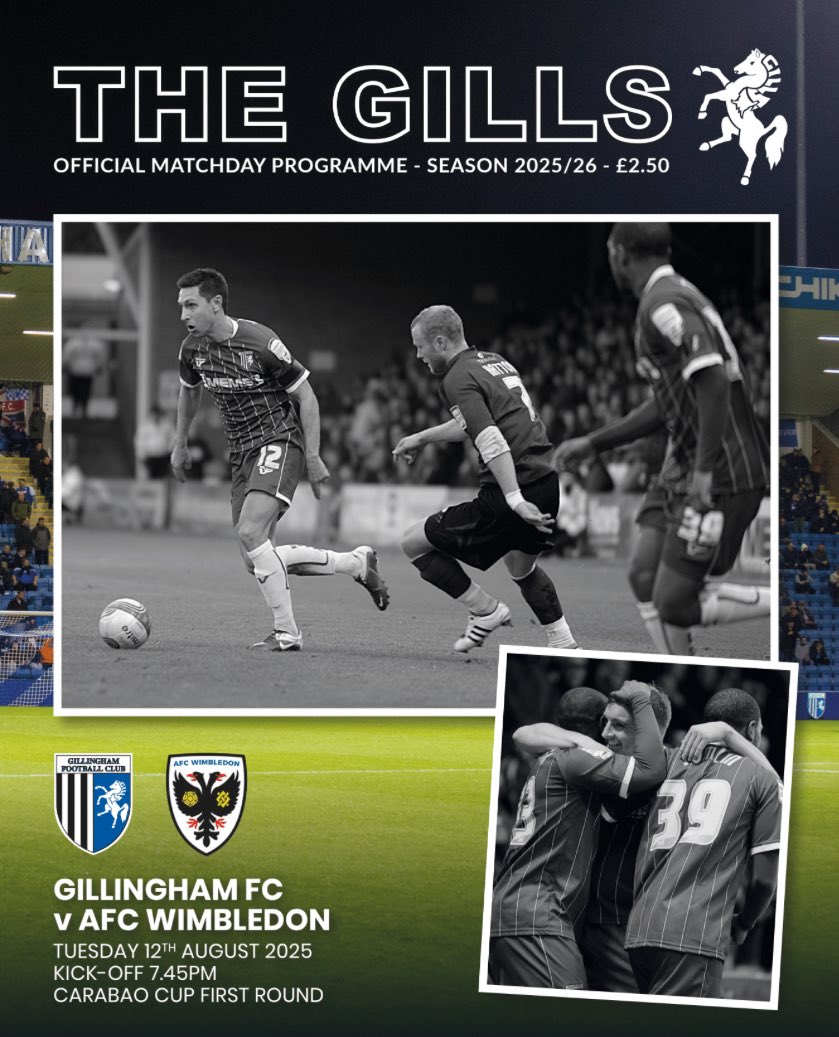 And don’t forget to buy a programme #Gills fans! 👀