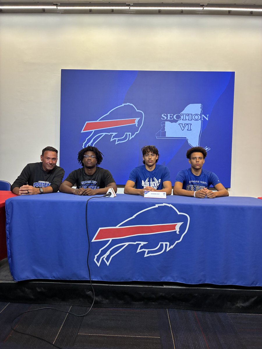Thank you to the Bills for hosting the WNY High School Football media day.