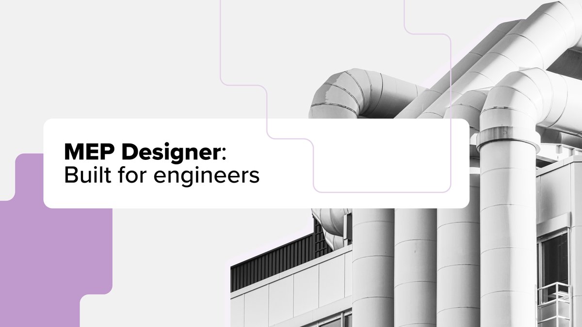 GRAPHISOFT's tweet photo. Meet MEP Designer, Graphisoft’s solution for HVAC and plumbing design.

For MEP engineers and Archicad users.
📅 Launching this fall
🎥 Watch the video: 
https://t.co/gpAzVRAYso

#graphisoftproductlaunch #MEP #BIM #AEC https://t.co/seGX248yxT