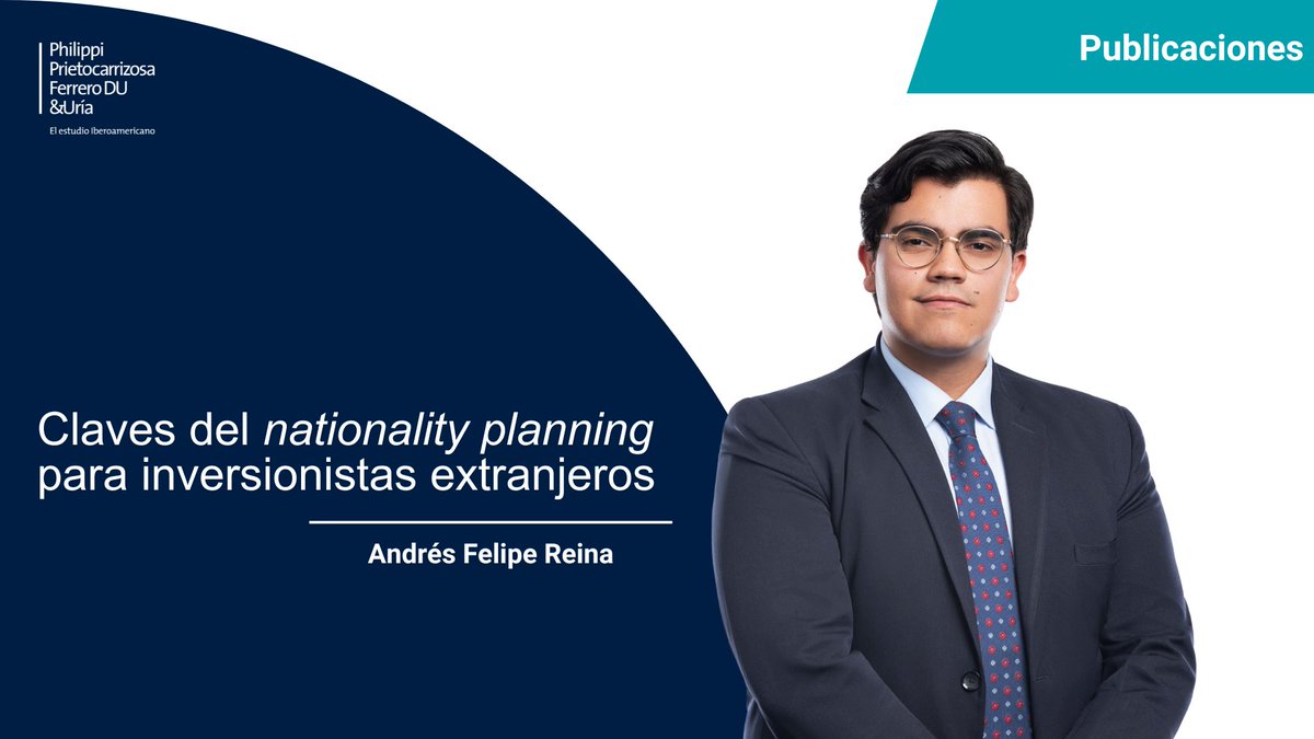 #COLOMBIA🇨🇴
📰El nationality planning permite elegir estratégicamente la nacionalidad del vehículo de inversión para maximizar la protección jurídica bajo tratados internacionales.
👉Conozca más detalles en este artículo escrito por Andrés Felipe Reina: shorturl.at/riwPJ