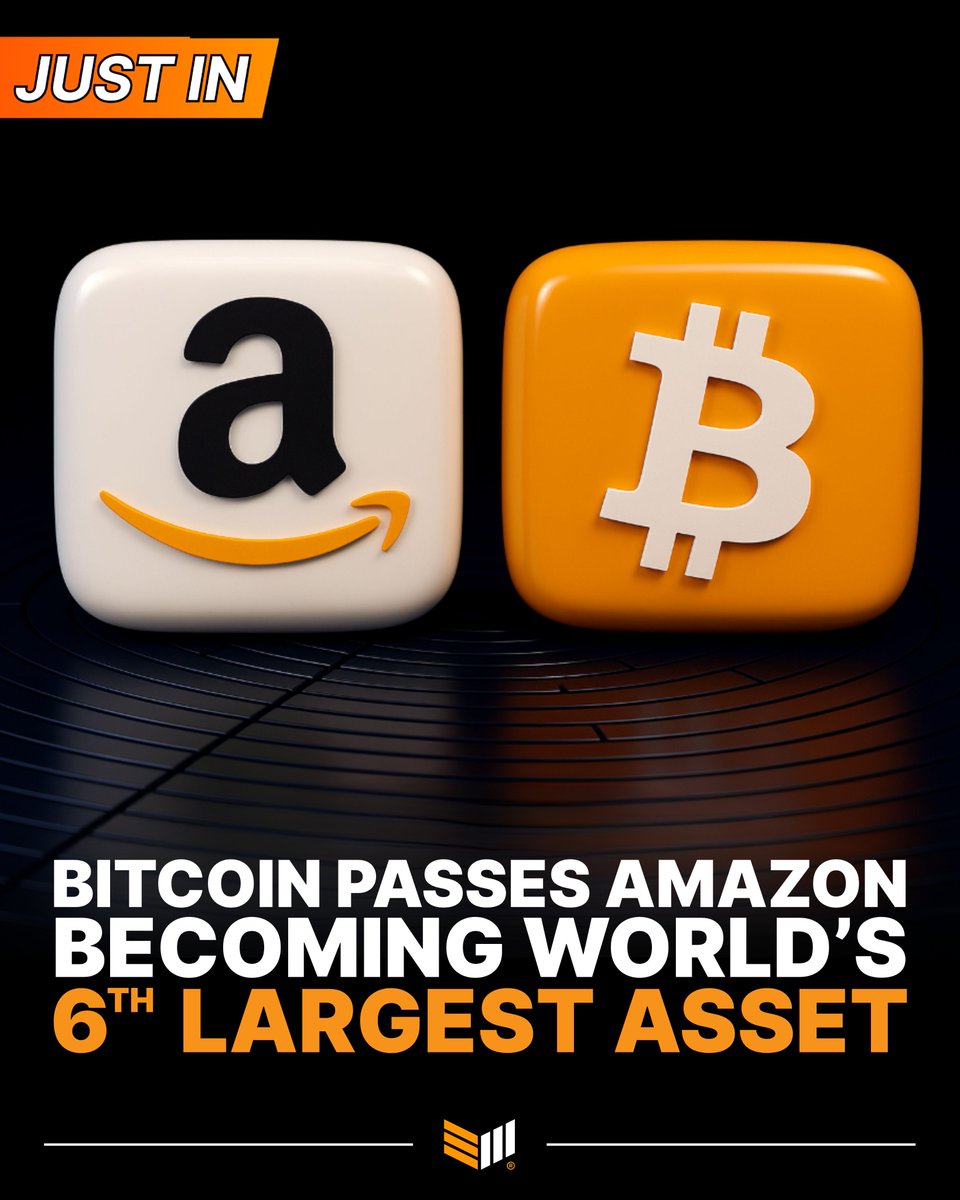 JUST IN: Bitcoin passes Amazon in market cap 👀