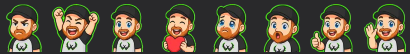 Now that we are back to streaming full time, I've decided to create some new sub emotes, what do you all think?
#smallstreamer #diy #emotes #thereturn!