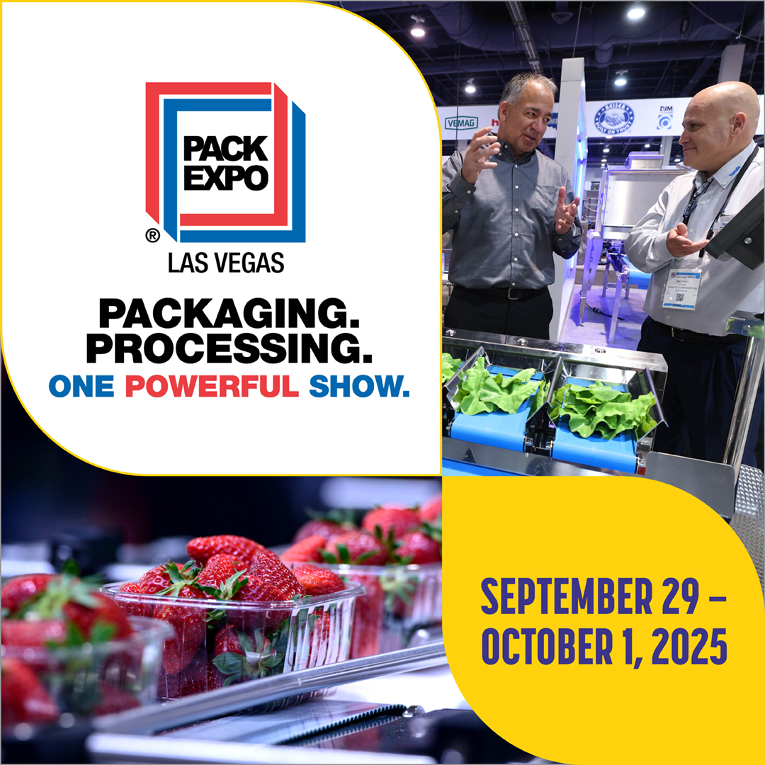 (Sponsored) Experience a breakthrough in produce processing at <a href="/packexposhow/">PACK EXPO</a> Las Vegas—see machinery in action from 2,300 suppliers, collaborate with experts and explore new solutions. Register now!  bit.ly/3GIVrbK