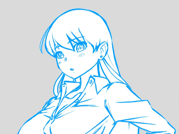 ラフはできた…コミケ前までには描き上げよう…