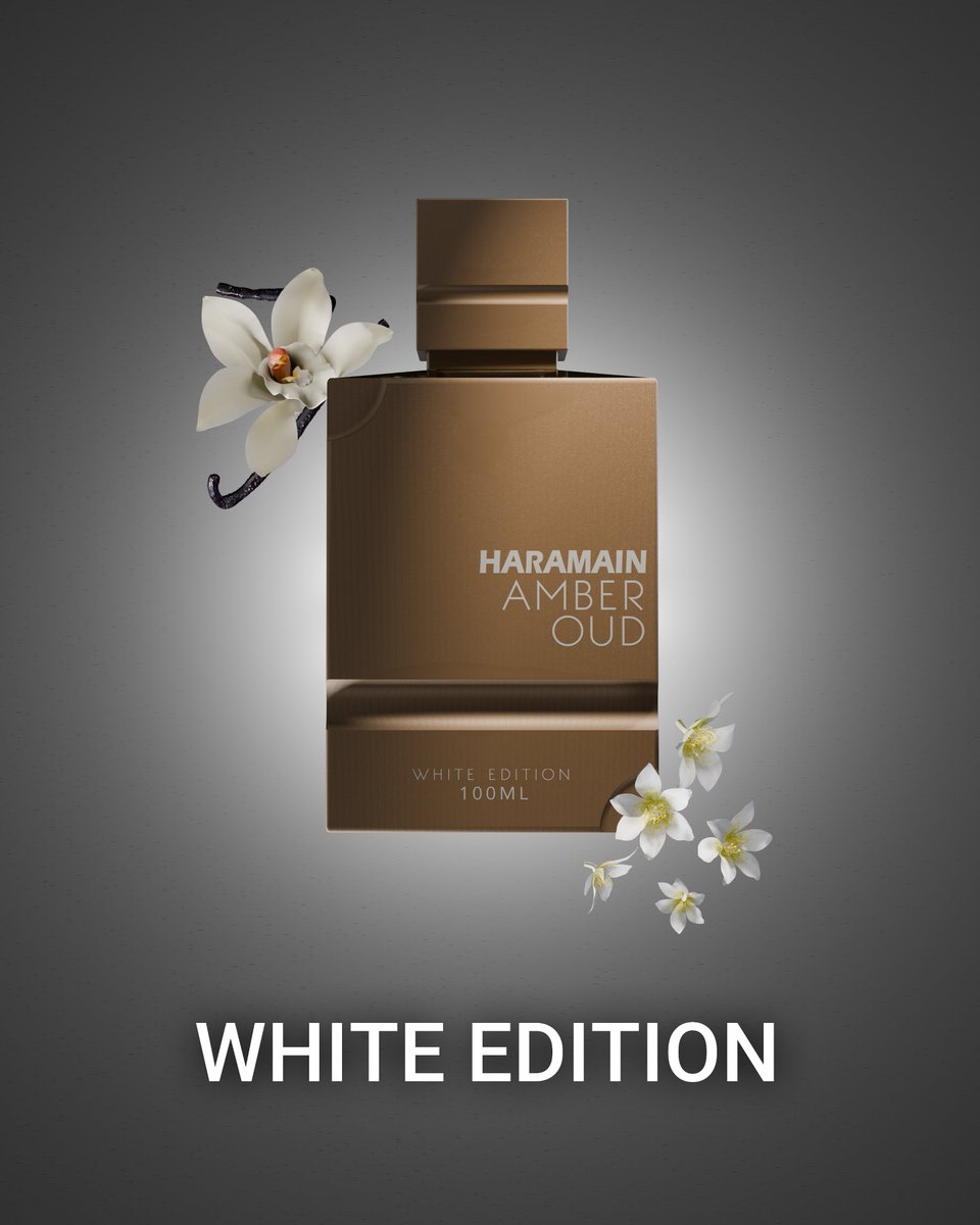 Citrus, florals, and a whisper of vanilla. Haramain Amber Oud White Edition is a radiant tribute to long summer days and unforgettable nights. 

Available for the summer in-store and online.
#FragranceAddict #PerfumeObsession #SummerScents #PerfumeOfTheDay