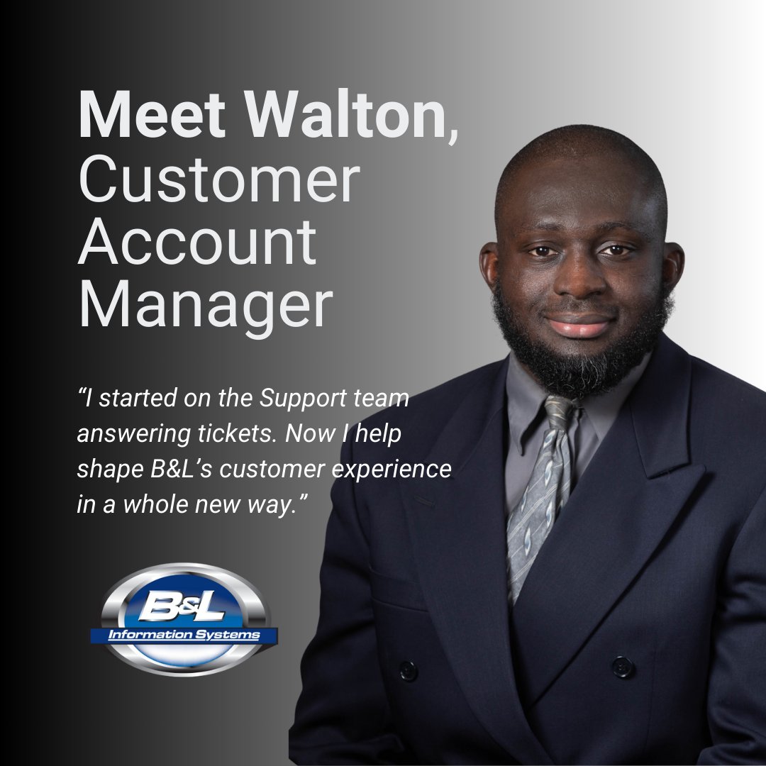 BLInfo_Systems's tweet photo. From growing up near Muhammad Ali 🥊 to helping our customers get more from Odyssey—meet Walton, B&amp;L’s first Customer Account Manager. Read Walton's story ➡️ https://t.co/ihtaCsy4lB
#Metalcasting #ERP #CareerGrowth #BLInformationSystems https://t.co/zZNiRbu7aD
