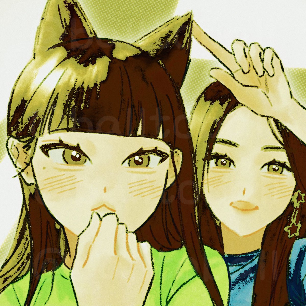 (ミ⚈ᆽ⚈ミ)ฅ(◉•ᴥ•̀◉)