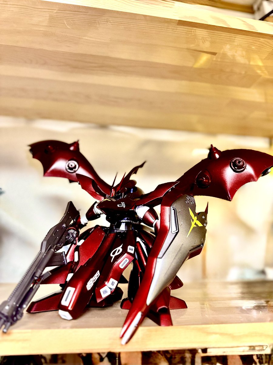 kenkensimo's tweet photo. HGナイチンゲール
全力全塗装や！
#ガンプラ　#ガンプラ塗装　#プラモデル https://t.co/0h93rcdnQz