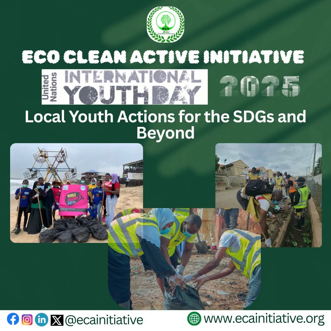 Today is another year to celebrate the power, passion, and purpose of young people around the world.

At <a href="/ECAInitiative/">Eco Clean Active Initiative</a>, we believe that youth are not just the leaders of tomorrow; they are the change-makers of today’s world.
#InternationalYouthDay #IYD #InternationalYouthDay2025