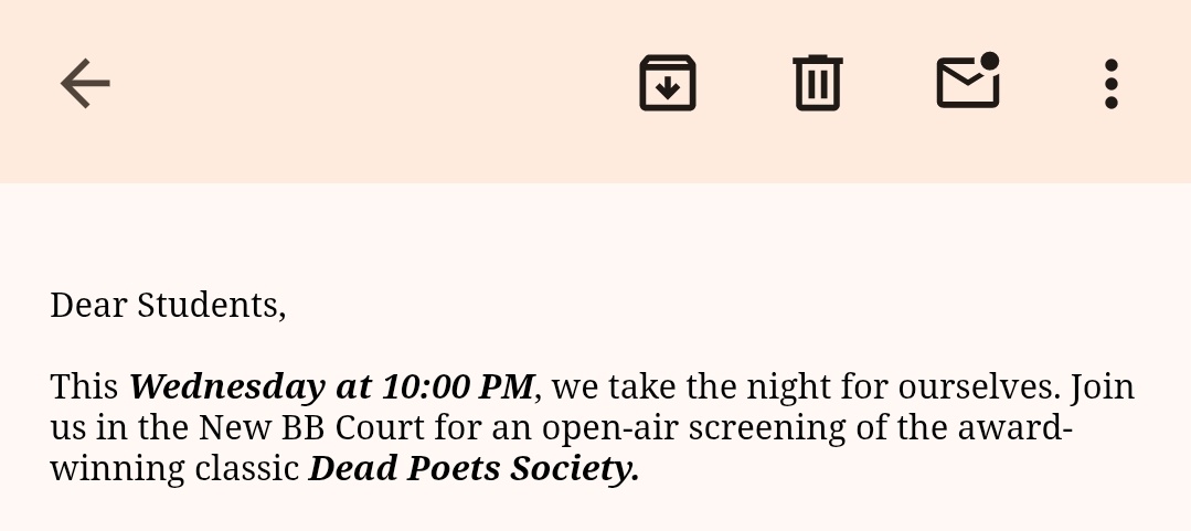 IISERM movie club doing some commendable job.