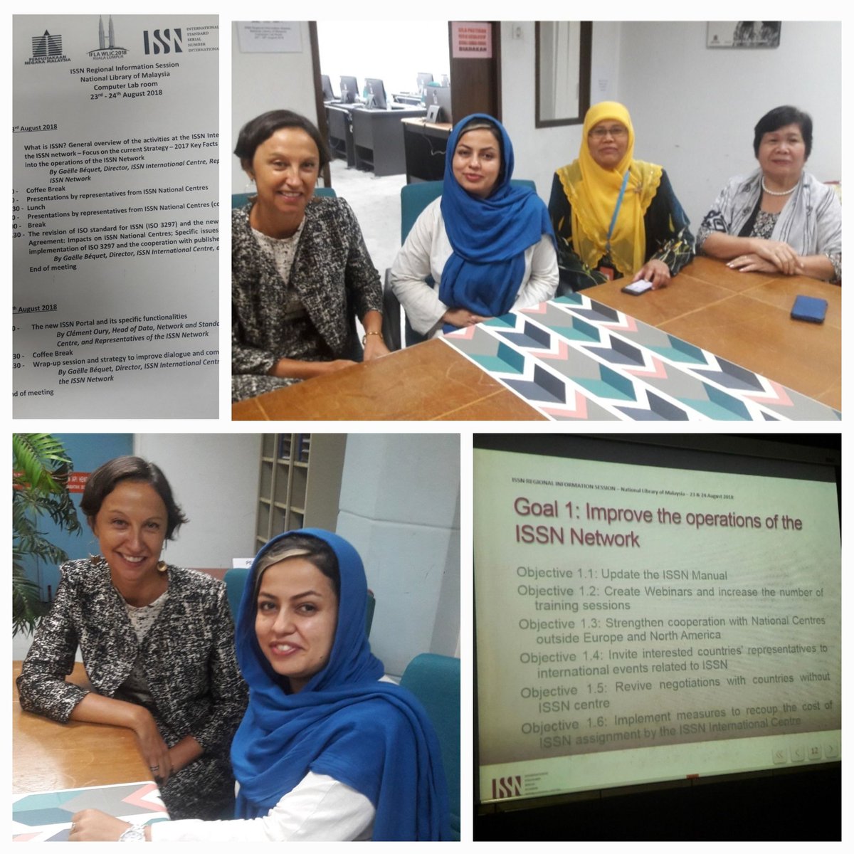 HMemari23's tweet photo. Throwback to **#IFLA2018** in Malaysia π²πΎ β Attending the ISSN Regional Information Session at the National Library of Malaysia was an incredible opportunity to learn, share, and connect with colleagues from across the ISSN Network.
#ISSNIC https://t.co/prrr85ar7z