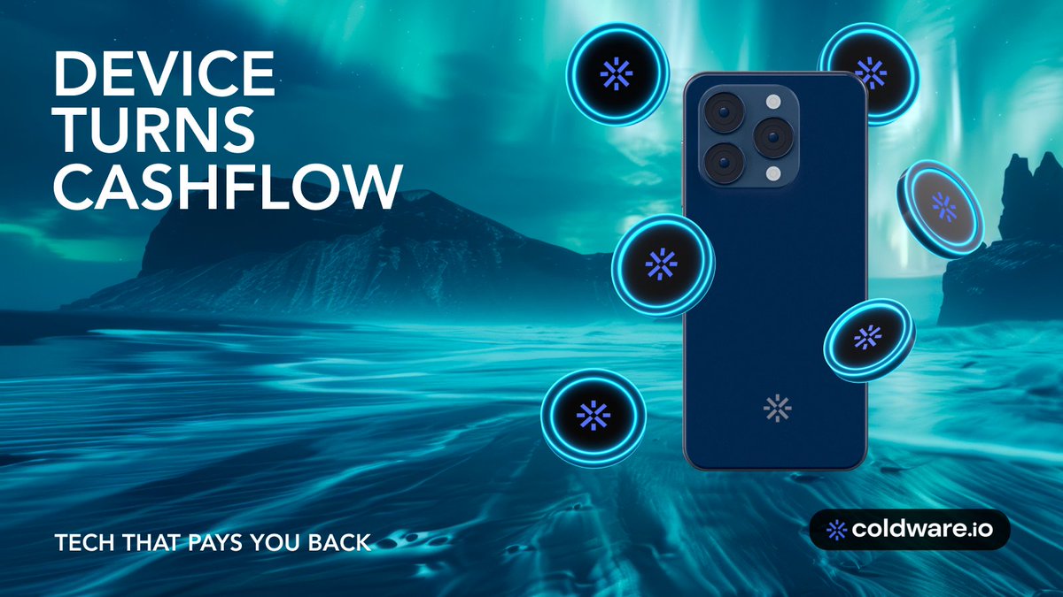 📲 Larna 2400 – tech that pays you back!

Most phones cost you money.
#Larna2400? It prints rewards.

🧊 Acts as a #Coldchain lite-node
🧊 Validates blocks = earns staking yield
🧊 Boost it with #ColdSwap LP returns
🧊 Cashback from built-in dApps
🧊 Fully private, fully on-chain
