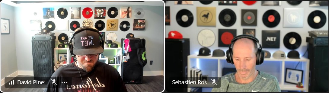 David Pine (@davidpine@dotnet.social) 🇺🇦 (@davidpine7) on Twitter photo TFW you realize that someone is trolling you... <a href="/sebastienros/">Sébastien Ros</a> poaches backgrounds, uses them on Teams calls, and acts as if nothing is going on. 🤣 TFW you realize that someone is trolling you... <a href="/sebastienros/">Sébastien Ros</a> poaches backgrounds, uses them on Teams calls, and acts as if nothing is going on. 🤣