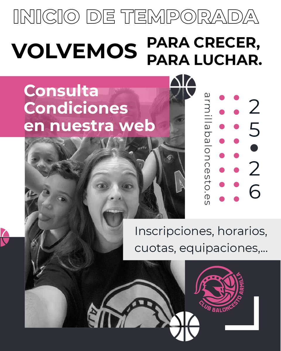 🔥¡ARRANCAMOS!🔥
El CB Armilla vuelve para romperla esta temporada 😎

📲Toda la información en armillabaloncesto.es

🙌 Gracias <a href="/crestanevada/">Crestanevada</a>  y <a href="/AytoArmilla/">Ayto. Armilla</a>  por el apoyo

🏠¡Te esperamos en el Machado para una temporada llena de emoción y mucho🏀
#CBArmilla #VamosArmilla