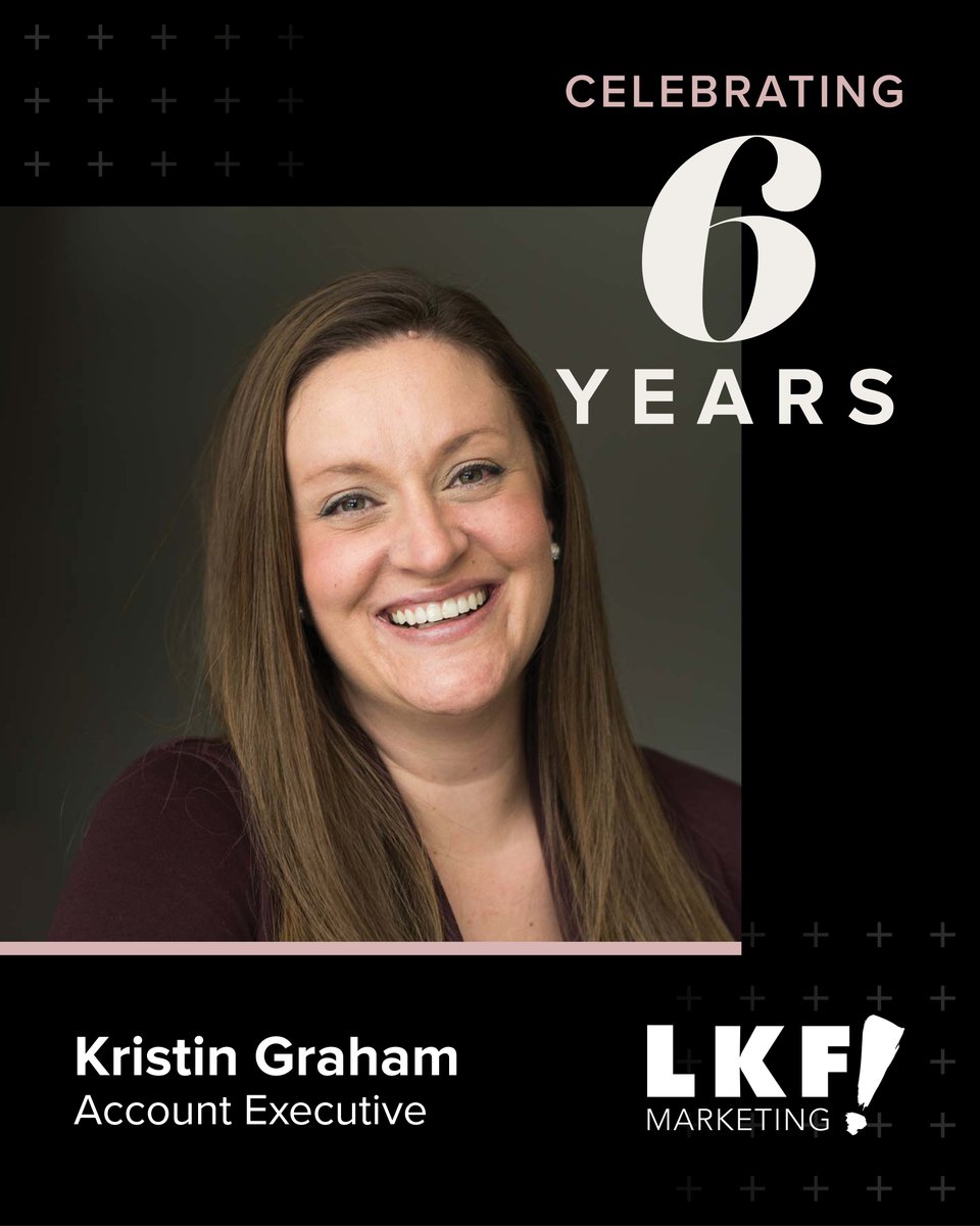 Today we’re celebrating 6 lovely years with Account Executive Kristin Graham! A top-notch project manager with a passion for good marketing strategy, it goes without saying that Kristin is a total asset to our team. Happy workiversary, Kristin!

#LKFteam #LKFlove #workanniversary