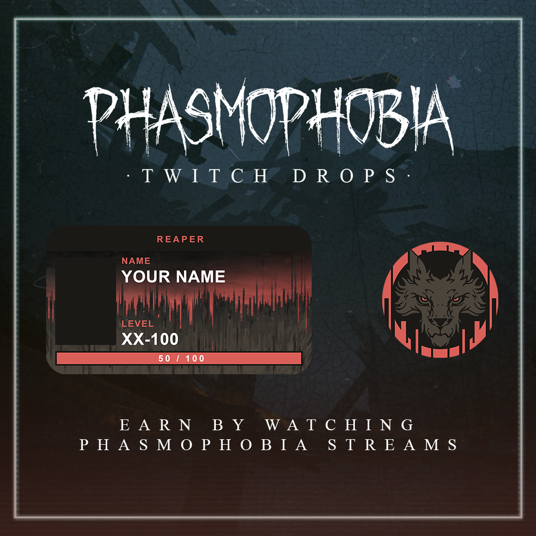 The latest Twitch Drops campaign is now live for all #Phasmophobia streamers. 

Viewers will need to watch 2 hours to earn their in-game rewards.
