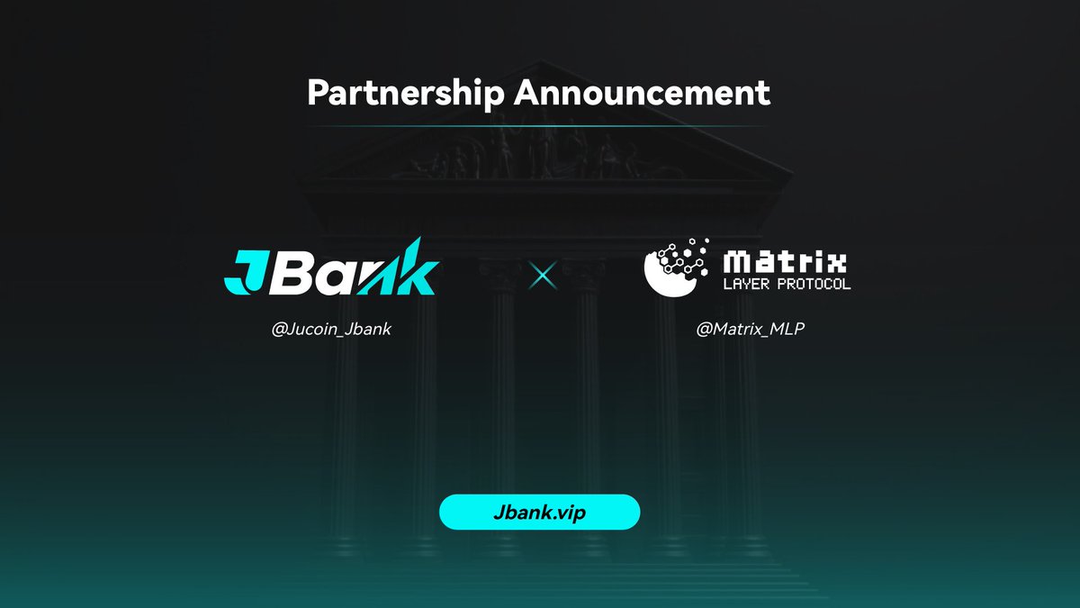 Odin (@odin_fist) on Twitter photo ๐ We are excited to announce a strategic partnership between <a href="/Matrix_MLP/">Matrix Layer Protocol</a> and #JBank
Matrix Layer Protocol (MLP) is an innovative AI-driven financial investment protocol dedicated to building an intelligent, decentralized investment advisory platform.
This partnership ๐ We are excited to announce a strategic partnership between <a href="/Matrix_MLP/">Matrix Layer Protocol</a> and #JBank
Matrix Layer Protocol (MLP) is an innovative AI-driven financial investment protocol dedicated to building an intelligent, decentralized investment advisory platform.
This partnership