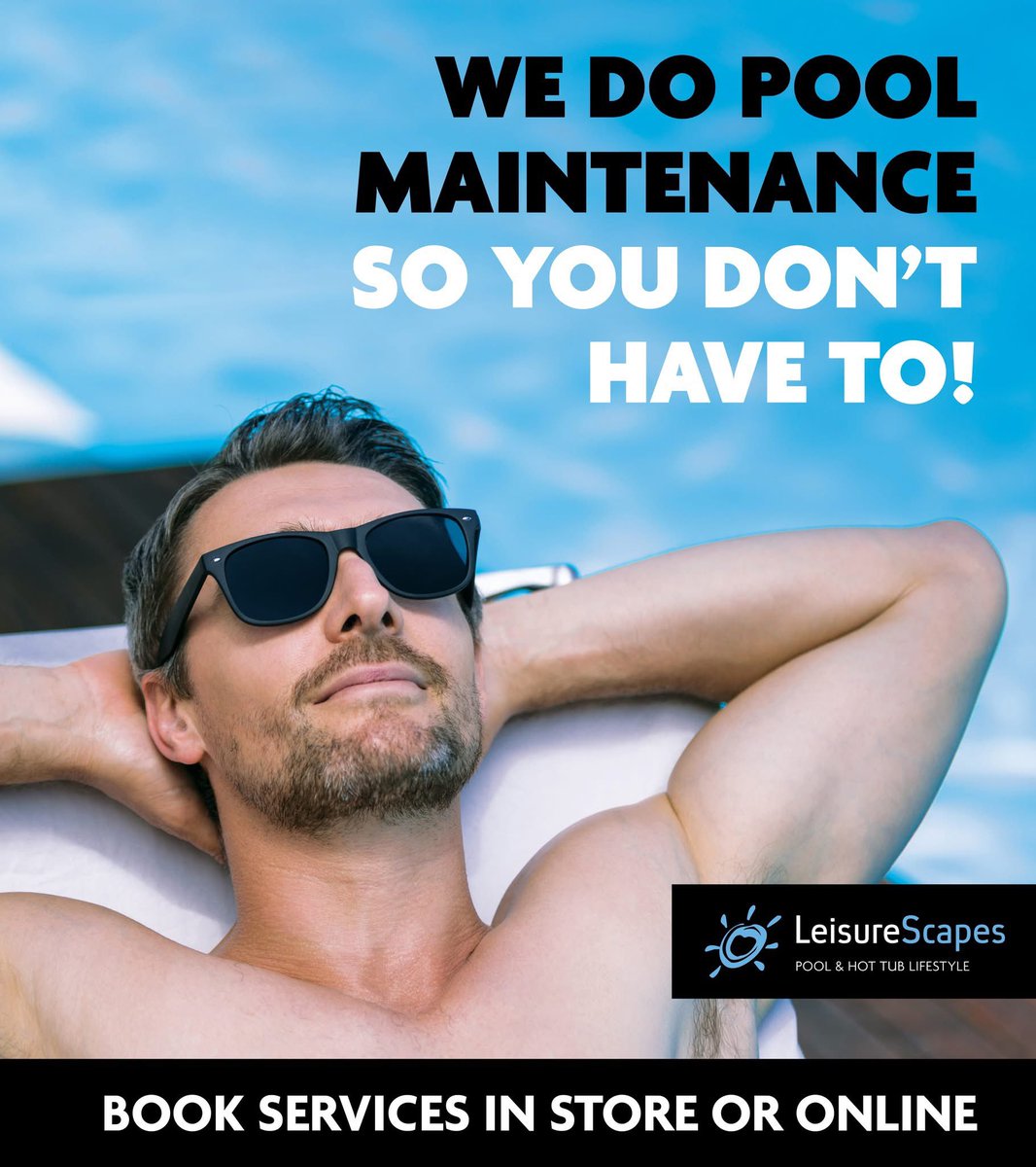 Love your pool or spa but you don’t have a lot of time and you would prefer to enjoy your time off instead of doing the upkeep? 

We can take care of the maintenance for you! Book your services in store or online today!

#backyardliving #staycation #leisurescapes