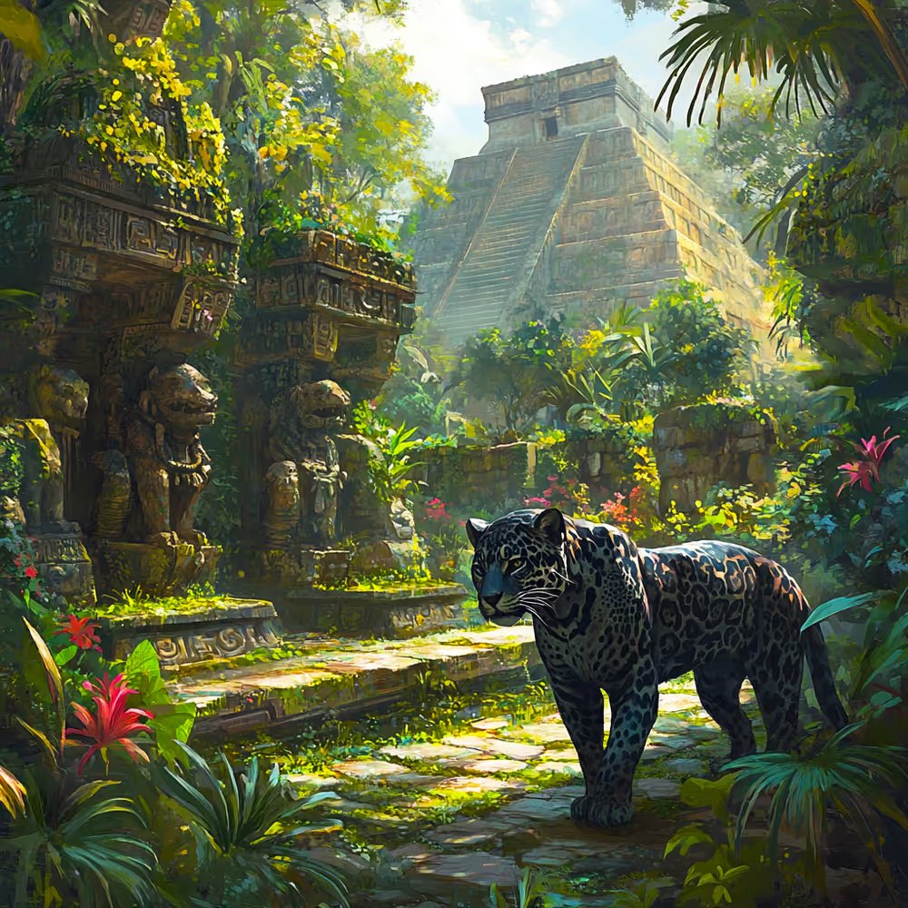 Teotlalco (@teotlalco46674) on Twitter photo Just received my Jaguar Warrior for my <a href="/Tenochtitlans/">Tenoch Lara</a> pre mint.. Isn't it gorgeous ! She is beautiful & I really love the Tiki Statues and the pyramid in the background. This would be amazing as a Giclee print . Thanks <a href="/MattVegh/">StarCloudAI</a> as always the art is stunning. Just received my Jaguar Warrior for my <a href="/Tenochtitlans/">Tenoch Lara</a> pre mint.. Isn't it gorgeous ! She is beautiful & I really love the Tiki Statues and the pyramid in the background. This would be amazing as a Giclee print . Thanks <a href="/MattVegh/">StarCloudAI</a> as always the art is stunning.