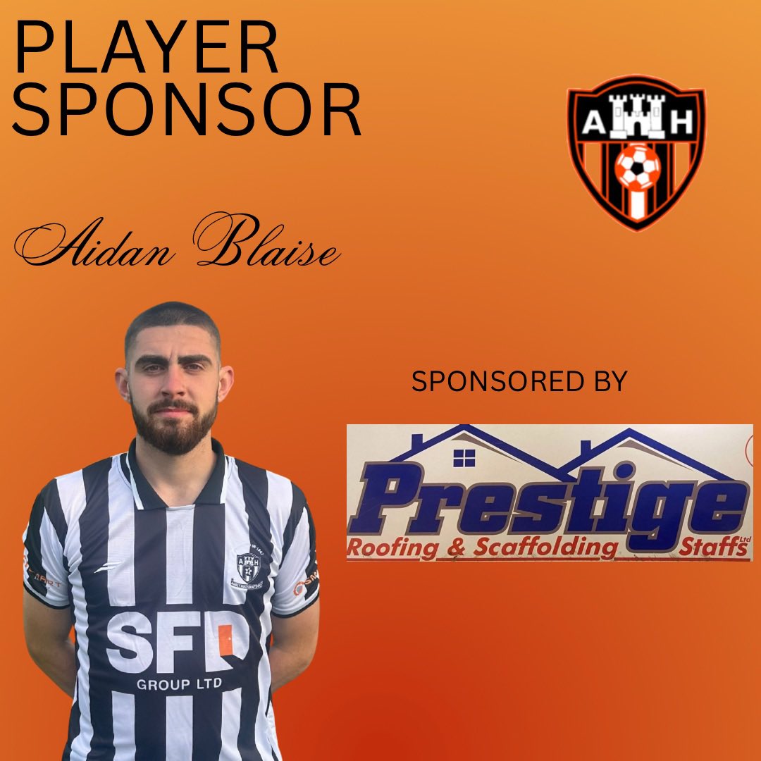 Player Sponsorship 

This boy is that good that he has managed to get two companies wanting to sponsor him.

A big thank you to Prestige Roofing and Shraleybrook Brickwork Ltd for their sponsorship of Aidan Blaise.

Prestige Roofing and Scaffolding Staffs Ltd specialise in