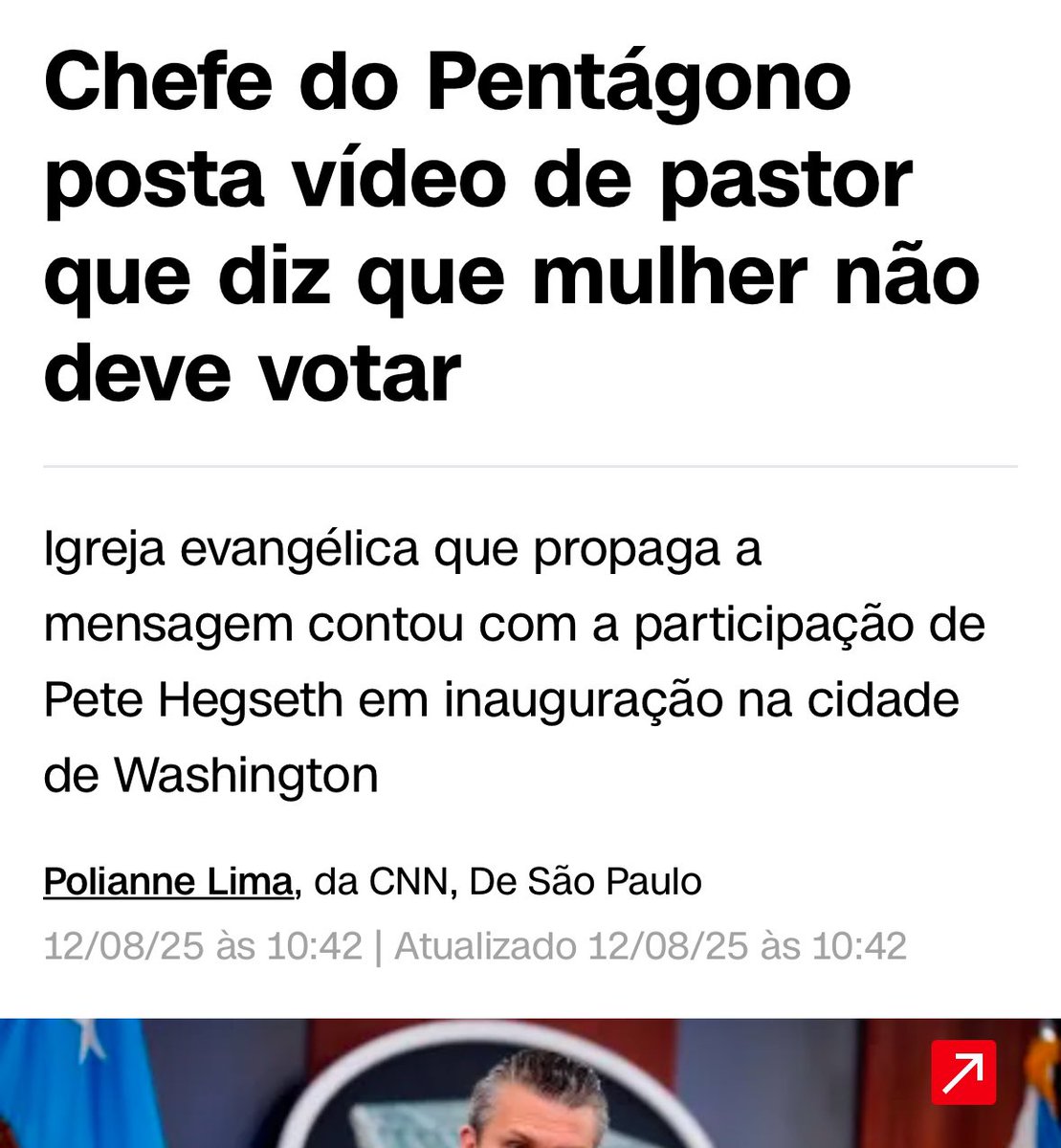 Sumarquesenf's tweet photo. Mulheres não deveriam ter direito ao voto.

Eu defendo o voto familiar, algo defendido pelos puritanos. Quando apenas o “chefe da família”, ou seja, o marido, votava.

O voto feminino foi um sinal da degradação moral da sociedade e não trouxe nada de positivo. https://t.co/V8SMeUk2OB