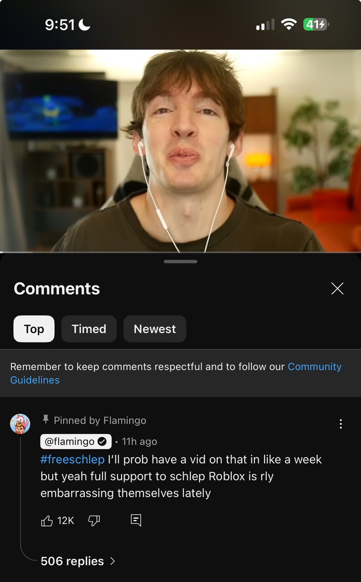 9zuks's tweet image. #freeschlep so glad one of the biggest roblox cc&apos;s are planning on talking about the recent garbage happening here. Flamingo has shown time and time again that outside his whole YouTube persona he&apos;s a really nice and standup guy. He&apos;s helped many people behind the scenes and-