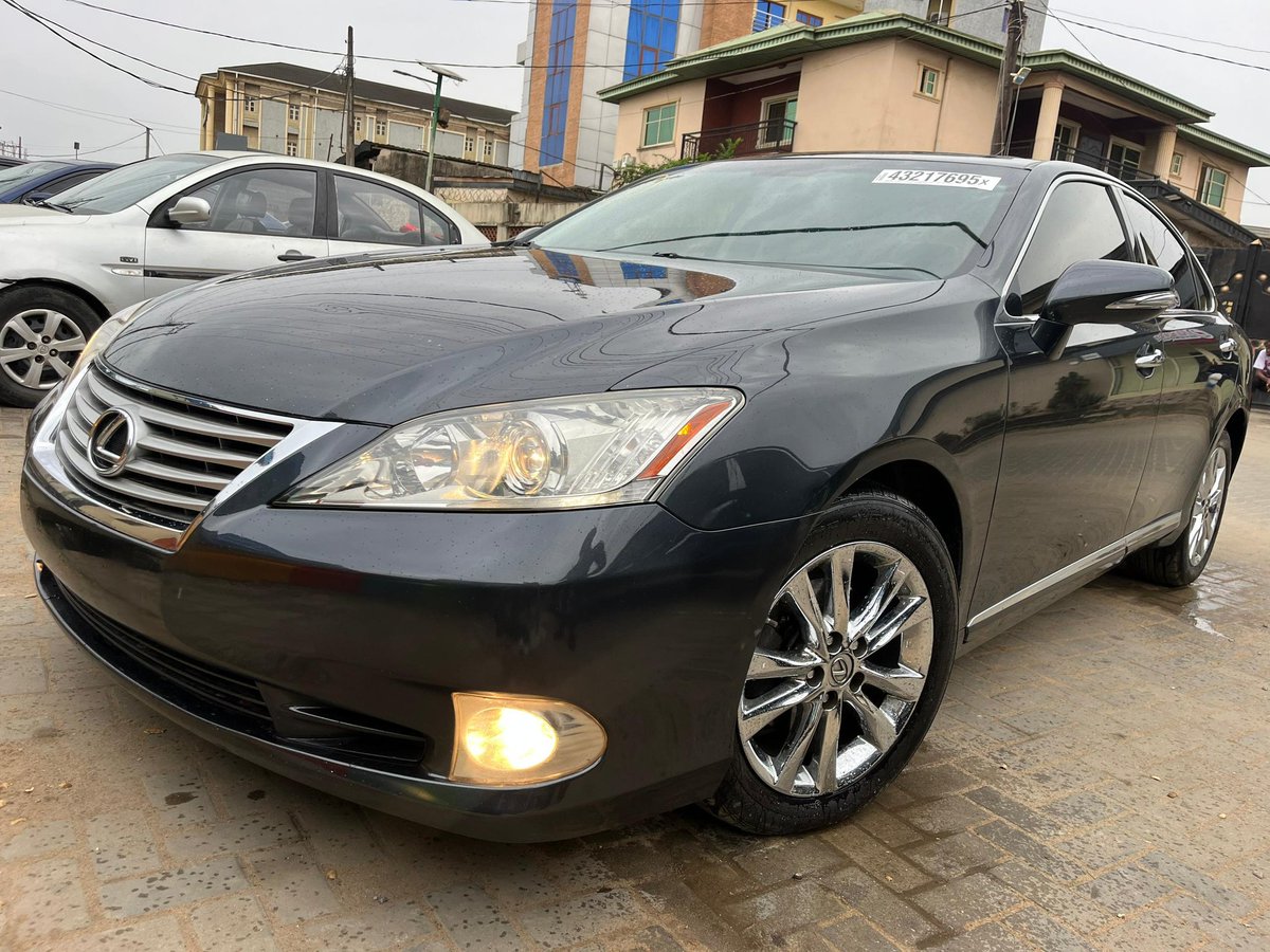 AlfredIrene2's tweet photo. YEAR:- 2010✅
MAKE:- LEXUS✅
MODEL:- ES✅
STANDARD:- 350✅
ENGINE TYPE:- 3.5-LITER SIX CYLINDER (1-6 PLUGS)✅
CONDITION:- FOREIGN USED✅ 
PRICE:- N14M✅ https://t.co/acOLbmRjPd