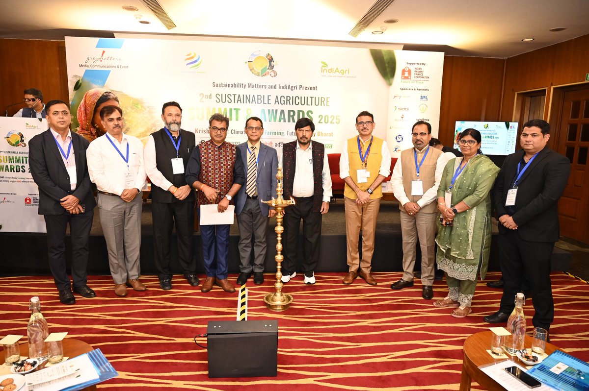 We thank <a href="/IPLBiologicals/">IPL Biologicals Limited</a> for supporting the 2nd Sustainable Agriculture Summit &amp; Awards 2025. Their commitment to eco-friendly farming and sustainable innovation strengthens our mission to promote resilient and environmentally responsible agriculture.

#AgriSummit2025