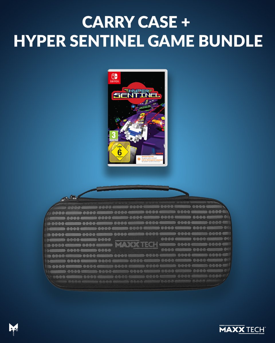 On the Go? Game in Style! The Maxx Tech Premium Carry Case + Hyper Sentinel Game Bundle is on sale at Smyths Toys! Grab the bundle now – perfect for gaming wherever life takes you! 👉 Available at Smyths Toys – don’t miss out! #MaxxTech #Aheadofthegame #CarryCase #SmythsToys