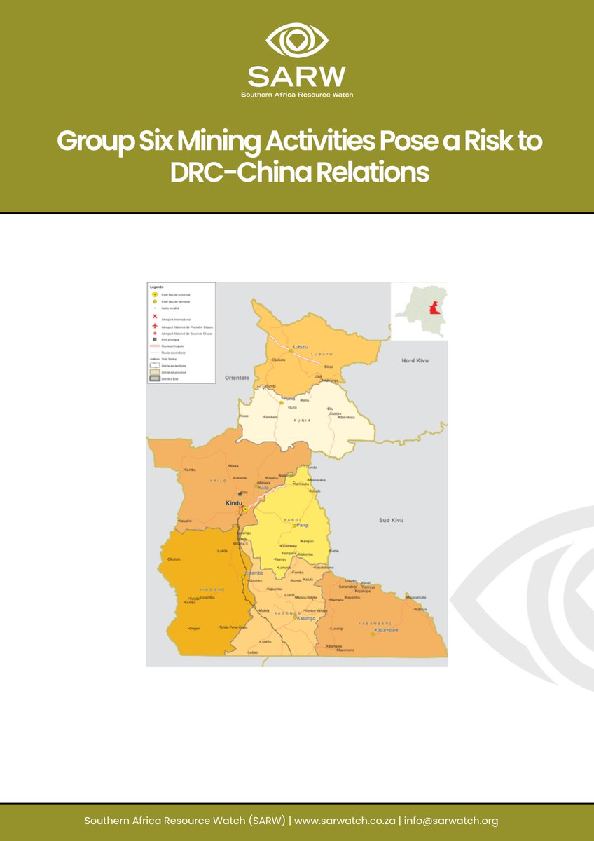 “This is not simply a case of illegal mining; it is a microcosm of the challenges facing the DRC.”

In Muma (Maniema), a Chinese company, Groupe Six SARL, owned by Mr. Shi Shuang Quan, is alleged to be extracting gold and wolframite under a research permit, with armed protection