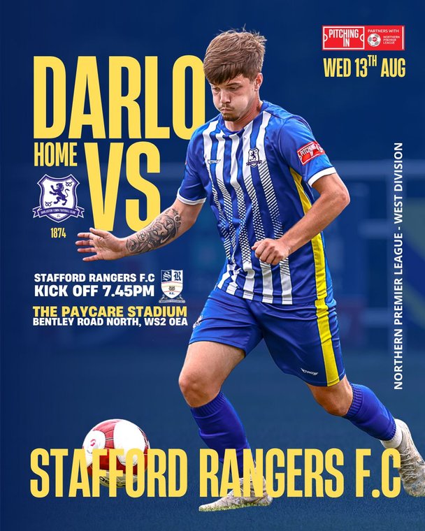 Darlaston kick off their league season at The Paycare Stadium tomorrow night against Stafford Rangers
darlastontown1874fc.com/news/darlaston…