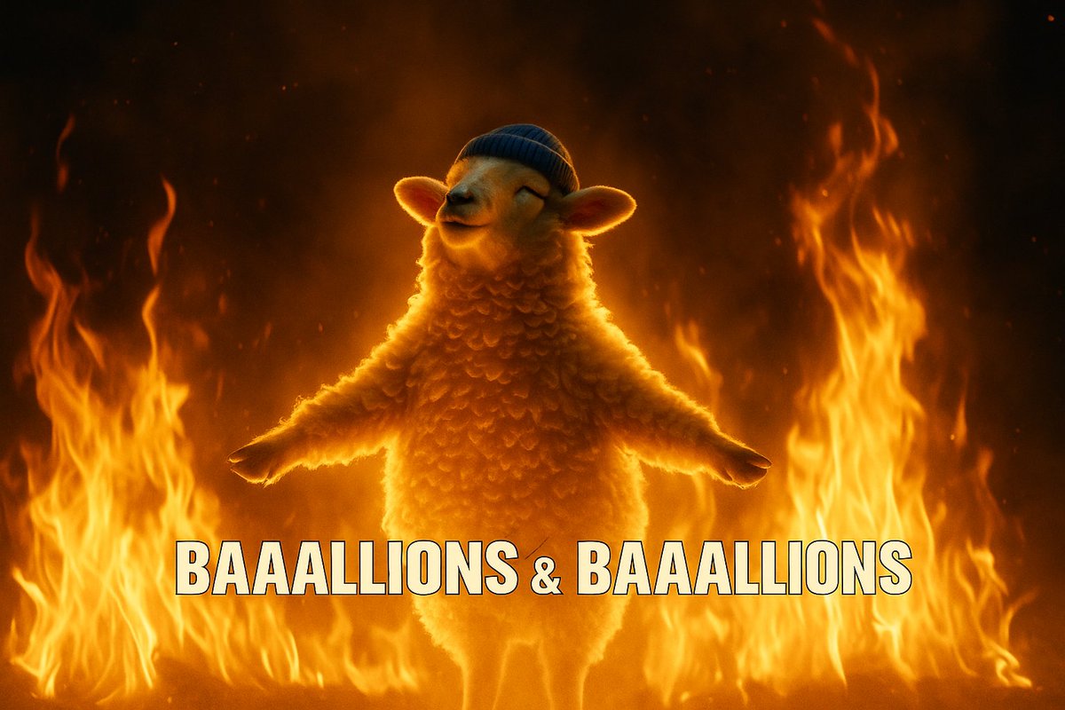 sheepwifhatcoin's tweet photo. fun fact: you cannot kill a holy sheep

you can only make him stronger https://t.co/iXo35p4mry